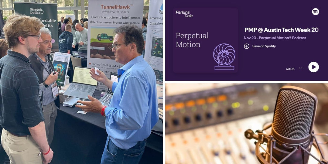 Andrew Vandekop Featured on Perkins Coie’s Perpetual Motion Podcast at Austin Tech Week