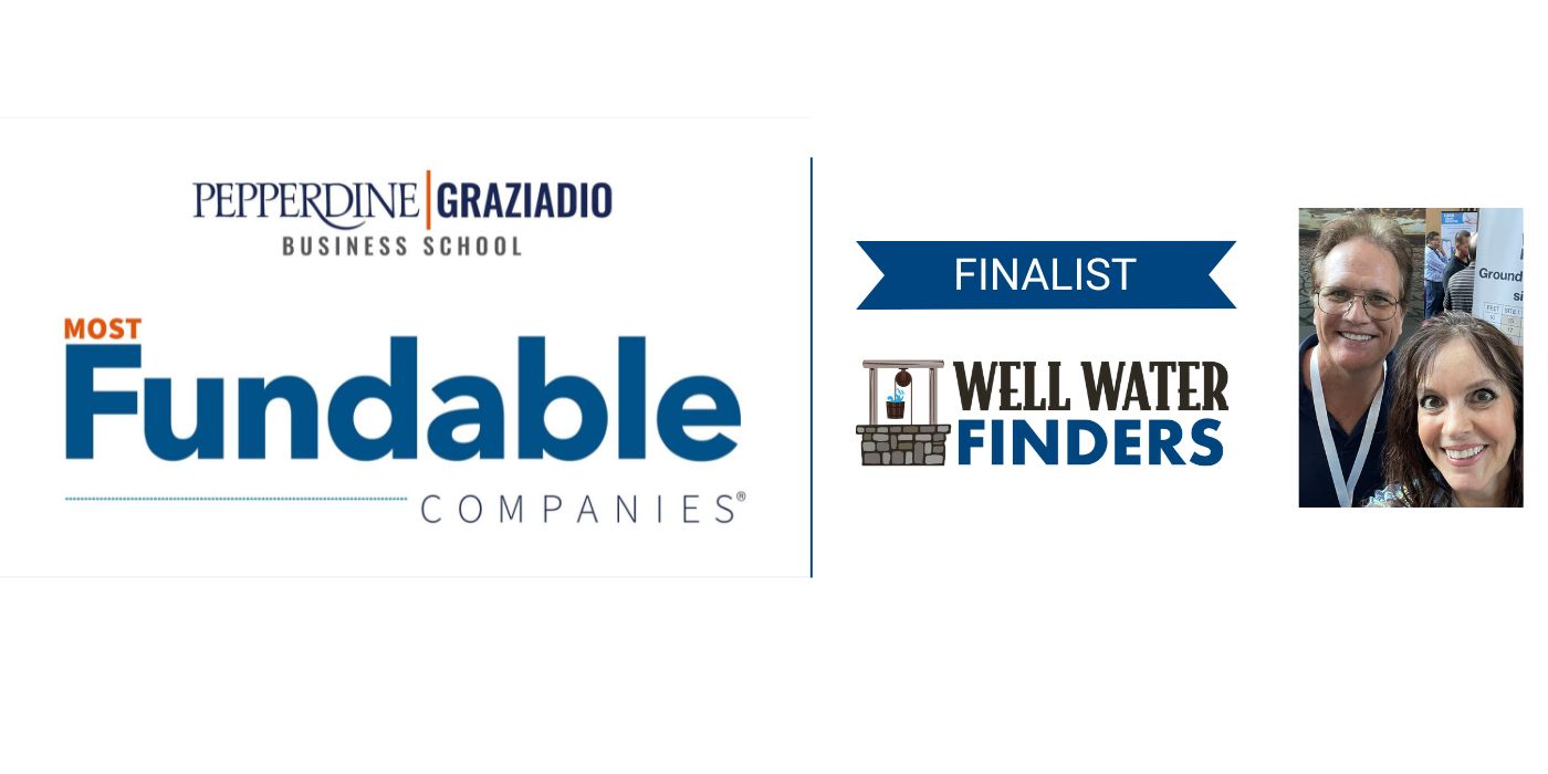 Illustration for blog post: Finalist – 2024 Pepperdine Most Fundable Companies | Well Water Finders, featuring Well Water Finders' work in groundwater detection and innovation.
