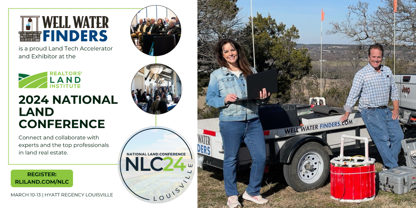 Well Water Finders Named Land Tech Accelerator at National Land Conference by Realtors Land Institute