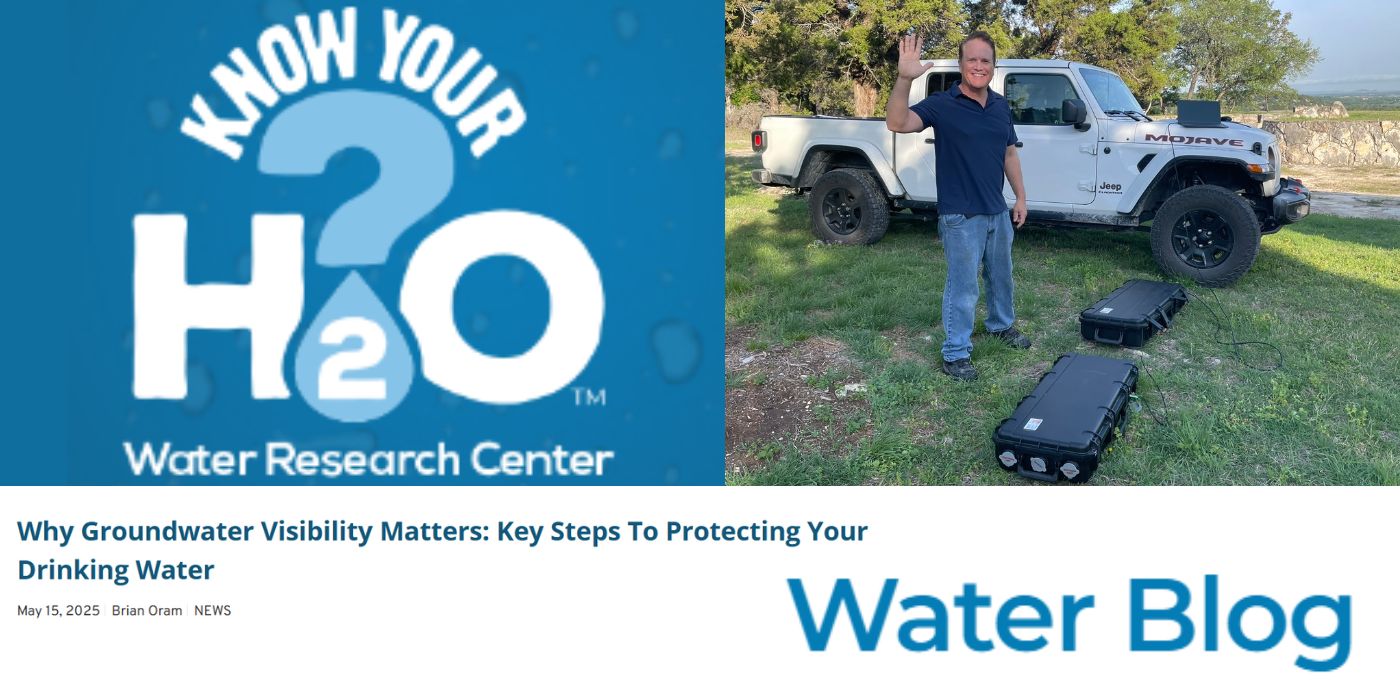 Well Water Finders guest article featured on KnowYourH2O Water Blog about groundwater visibility and drinking water protection