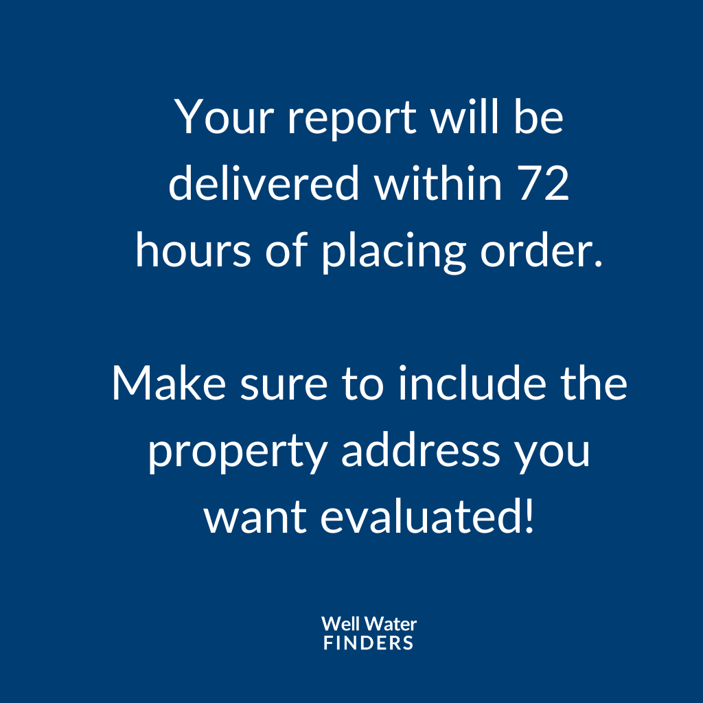 Local Water Well Success Report