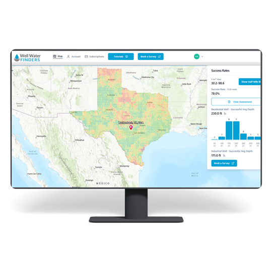 Texas Well Water Map | Check Well Depth & Water Potential by Address ...